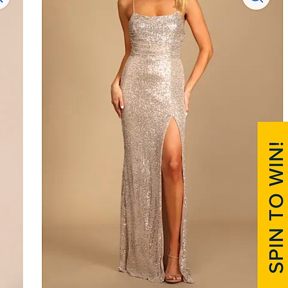 Lulus Sequin Formal Gown